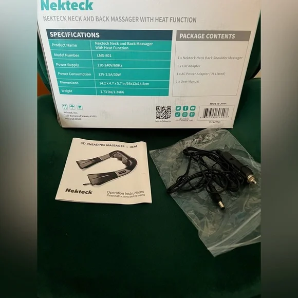 New neck massager headed and adjustable settings - Picture 5 of 8